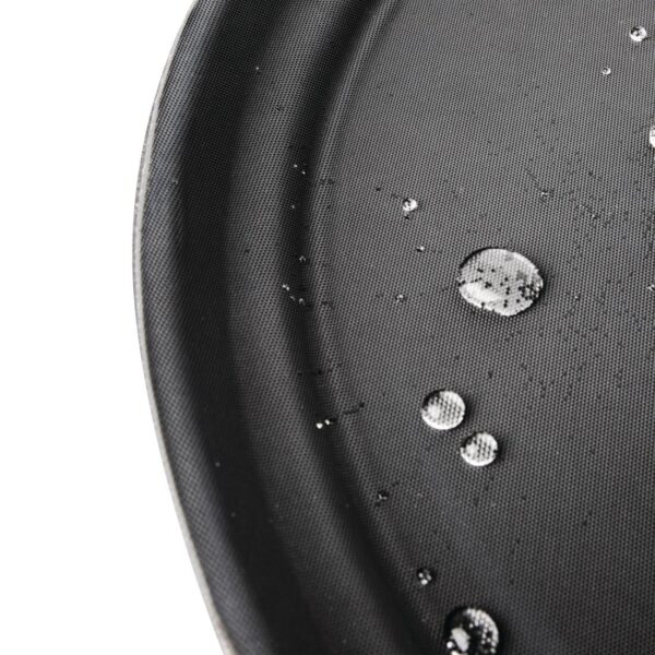 EDLP - Olympia Kristallon Anti-Slip Plastic Oval Tray Black - 686x560mm 27x22" - Image 4