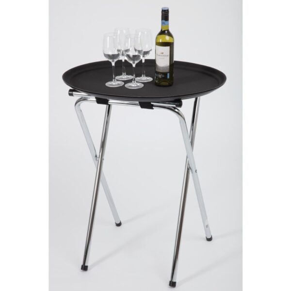 EDLP - Chrome Folding Tray Stand - Image 4