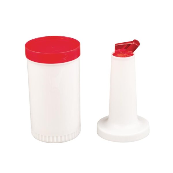 Olympia Pouring/Storing Container Red - 1Ltr - Image 3