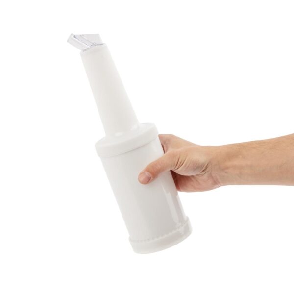 Olympia Pouring/Storing Container White - 1Ltr - Image 5