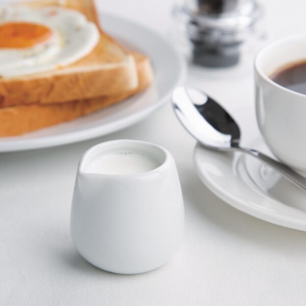 Olympia Whiteware Cream/Milk Jug - 1.5oz (Box 12) - Image 6