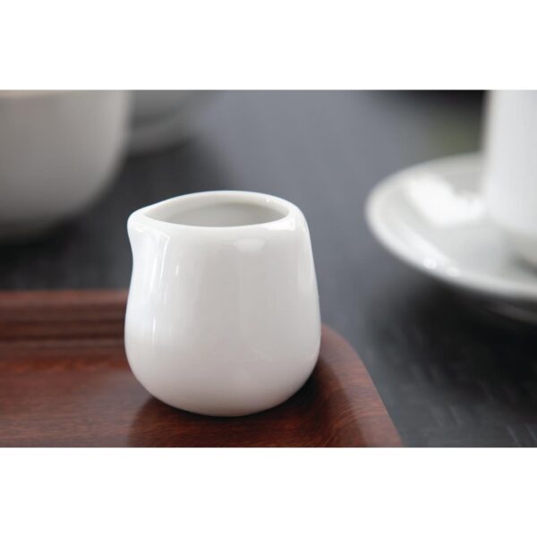 Olympia Whiteware Cream/Milk Jug - 1.5oz (Box 12) - Image 7