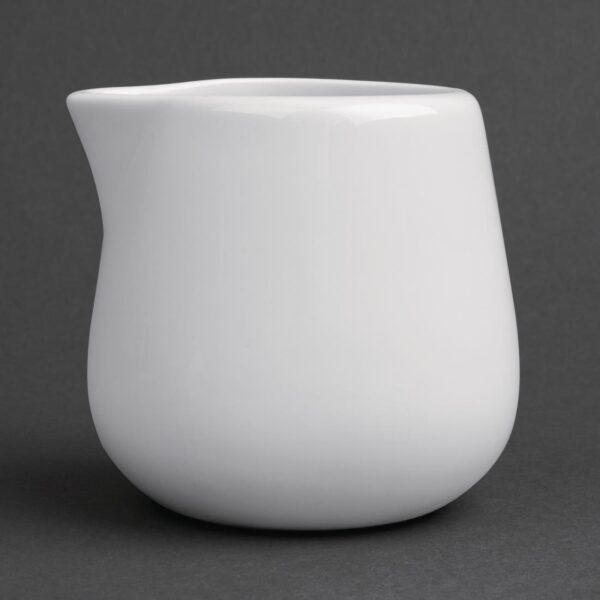 Olympia Whiteware Cream/Milk Jug - 8oz (Box 12) - Image 3