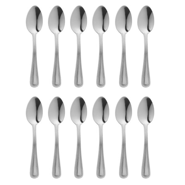 Olympia Bead Coffee Spoon St/St (Box 12) - Image 3