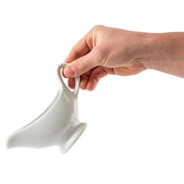 Olympia Whiteware Gravy Boat - 215ml 7.5oz (Box 6) - Image 6