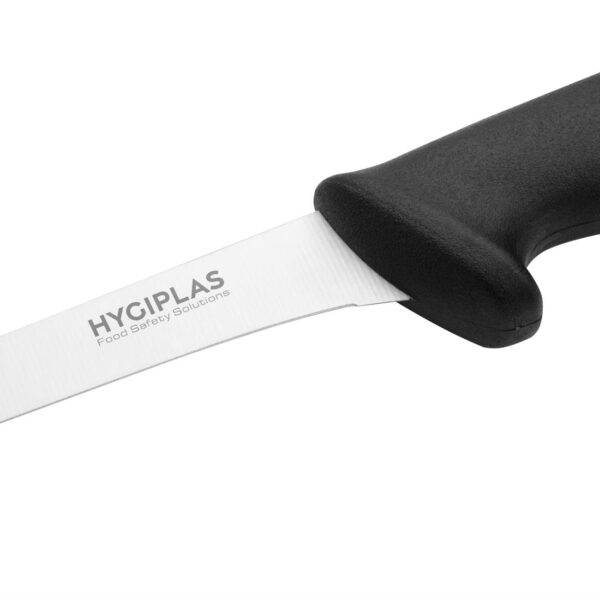 Hygiplas Boning Knife Stiff Blade Black - 5" - Image 3