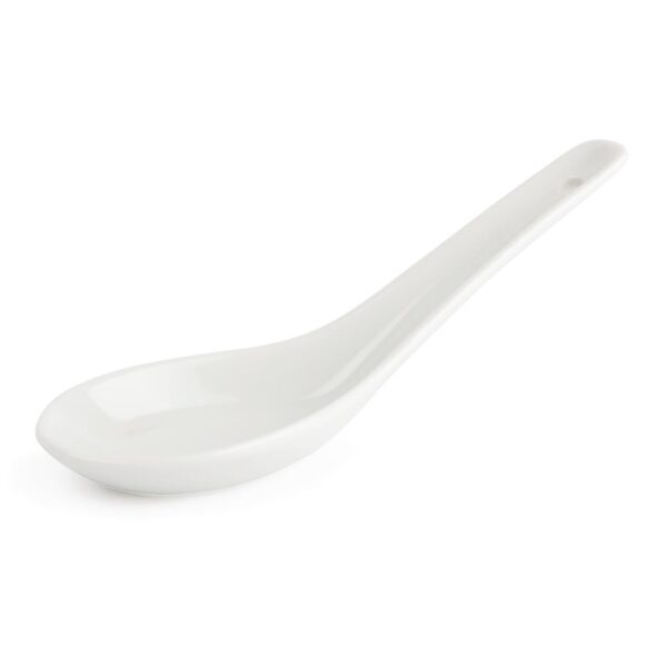 Olympia Whiteware Rice Spoon (Box 24) - Image 2