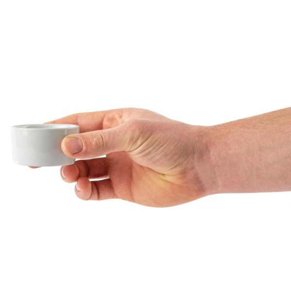 Olympia Whiteware Butter Pad - 6.25cm 2 1/2" (Box 12) - Image 4