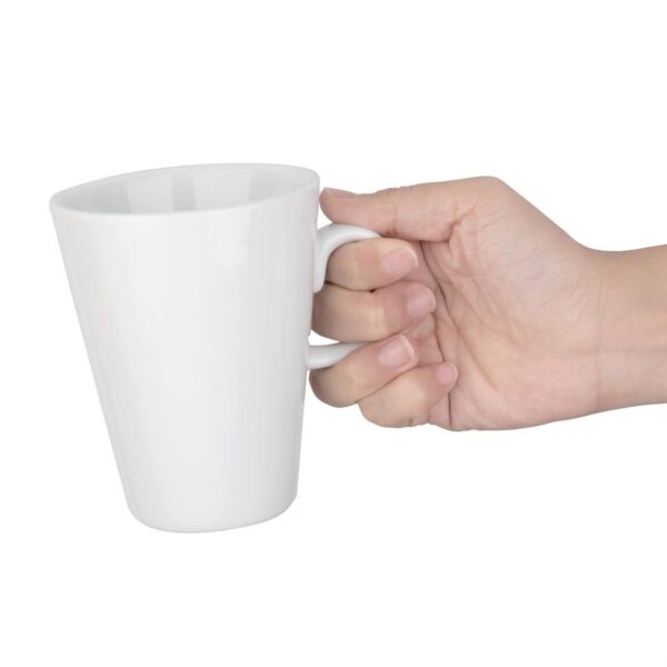 Olympia Whiteware Latte Mug - 310ml (Box 12) - Image 6