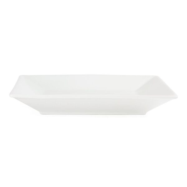 Olympia Whiteware Square Plate Wide Rim - 25cm 10" (Box 6) - Image 4