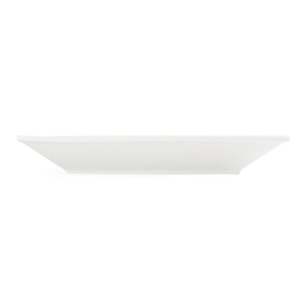 Olympia Whiteware Square Plate Wide Rim - 25cm 10" (Box 6) - Image 3