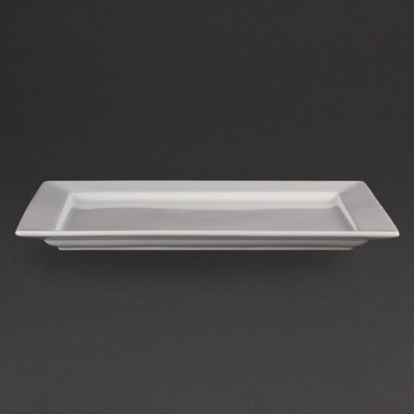 Olympia Wide Rim Rectangular Platter 400x295mm 15 3/4 x 11 1/2" (Single) - Image 3