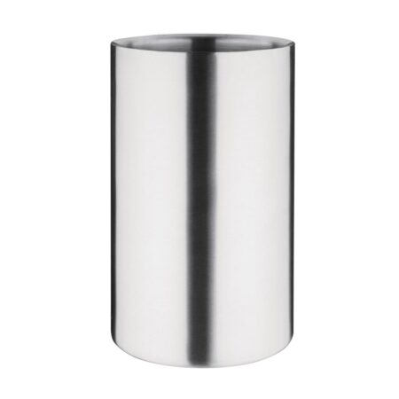Olympia Double Wall Wine Cooler Brushed Stainless Steel 200x120mm