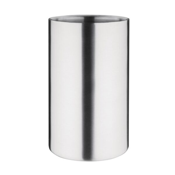 Olympia Double Wall Wine Cooler Brushed Stainless Steel 200x120mm