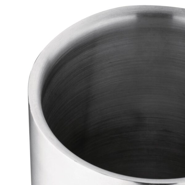 Olympia Double Wall Wine Cooler Brushed Stainless Steel 200x120mm - Image 3