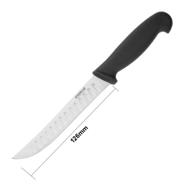 Hygiplas Utility Knife Scalloped Black - 5" - Image 5