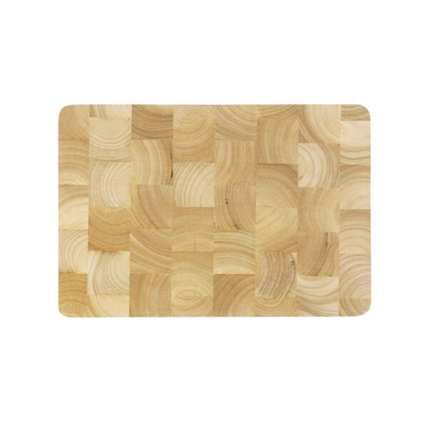 Vogue Rectangular Wooden Chopping Board Medium - 455x305x45mm - Image 4