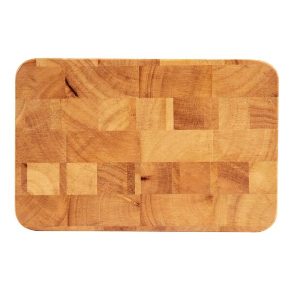 Vogue Rectangular Wooden Chopping Board Small - 230x150x25mm - Image 4
