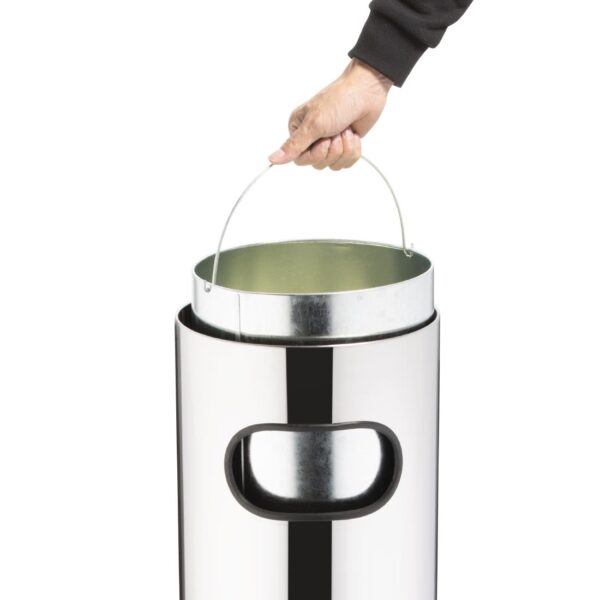 Bolero Lobby Bin - 18Ltr 22x60cm - Image 3