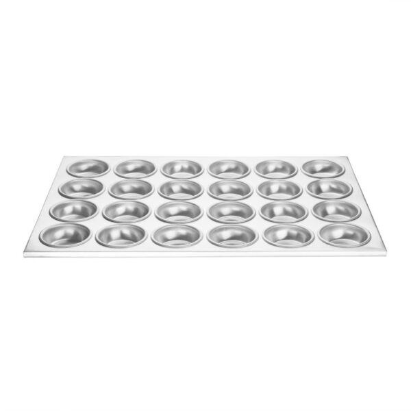 Vogue Aluminium Muffin Tray 24 Hole - 360x520x35mm 14x20 1/2x 1 1/4" - Image 2