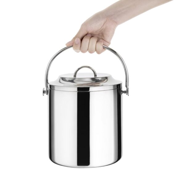 Olympia Double Wall Ice Pail St/St - 3.3Ltr - Image 3