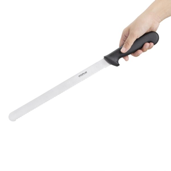 Hygiplas Slicer Serrated Black - 12" - Image 2