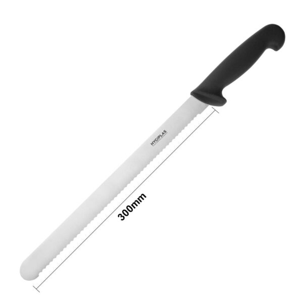 Hygiplas Slicer Serrated Black - 12" - Image 5