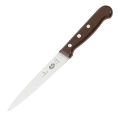 Victorinox Filleting Knife Flexible Blade Wood Handle - 16cm