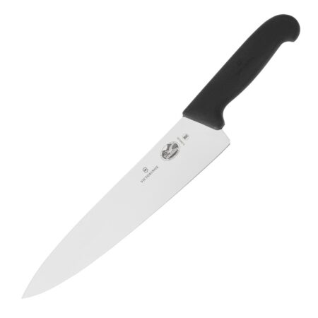 Victorinox Cooks Carving Knife Straight Edge Black - 25cm