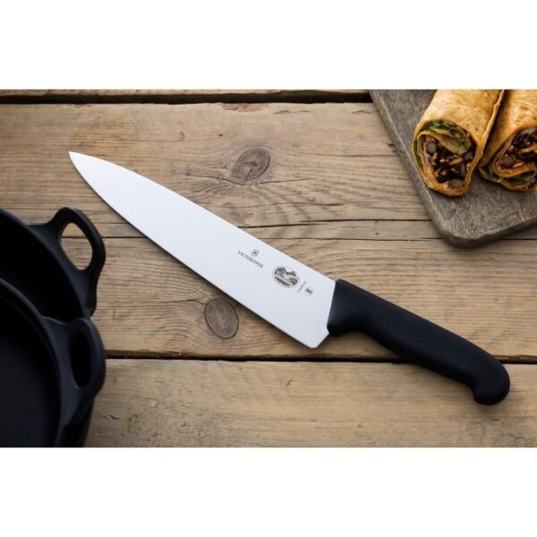 Victorinox Cooks Carving Knife Straight Edge Black - 25cm - Image 6
