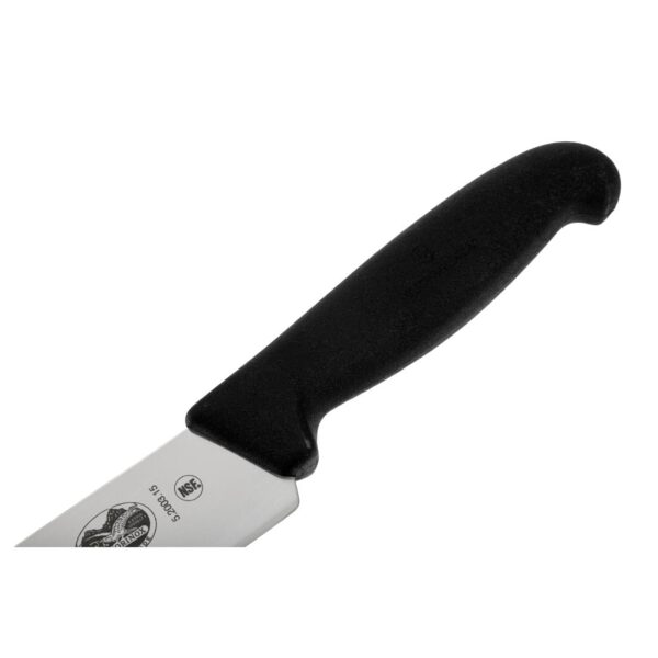 Victorinox Cooks Carving Knife Straight Edge Black - 15cm - Image 3