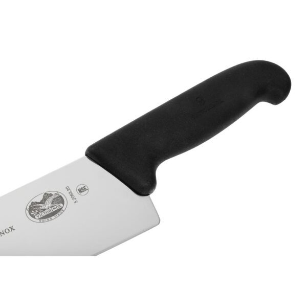 Victorinox Cooks Carving Knife Wide Blade Black - 20cm - Image 3