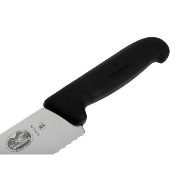 Victorinox Pastry Knife Wavy Edge Black - 26cm - Image 3