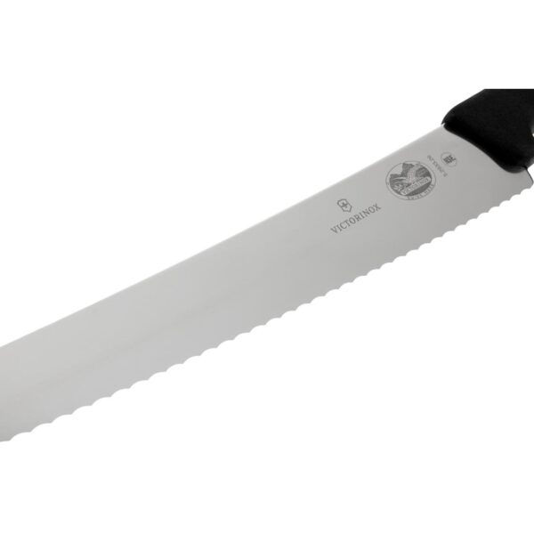 Victorinox Pastry Knife Wavy Edge Black - 26cm - Image 4