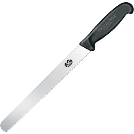Victorinox Slicing Knife Wavy Edge Black - 25cm
