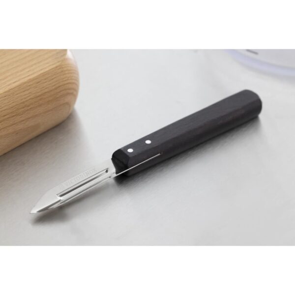 Victorinox Potato Peeler Double Edge Wood Handle - 5cm - Image 6