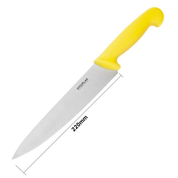 Hygiplas Cooks Knife Yellow - 8.5" - Image 5