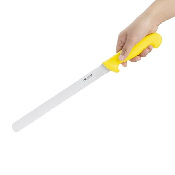 Hygiplas Slicer Serrated Yellow - 12" - Image 2