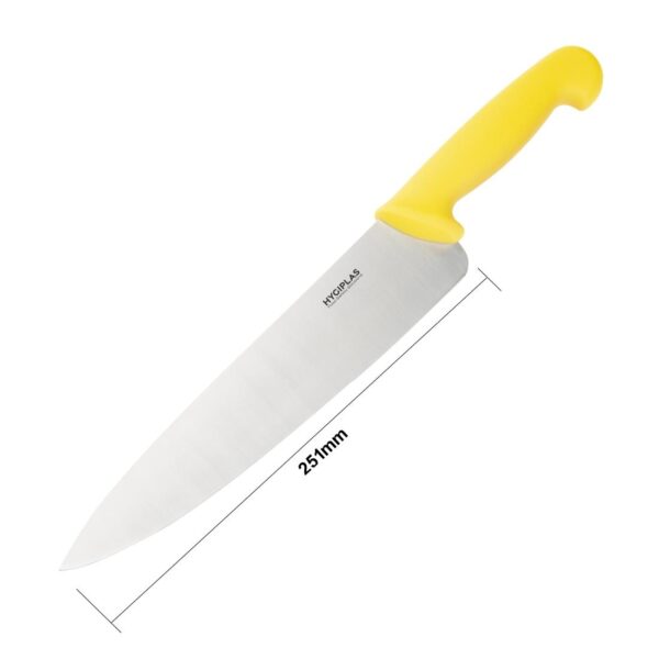 Hygiplas Cooks Knife Yellow - 254mm - Image 5