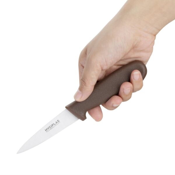 Hygiplas Paring Knife Brown - 3.5" - Image 2