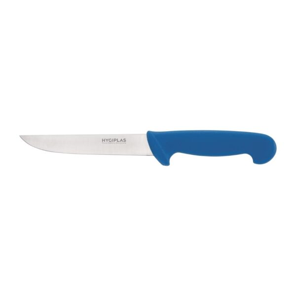 Hygiplas Boning Knife Stiff Blade Blue - 6" - Image 2
