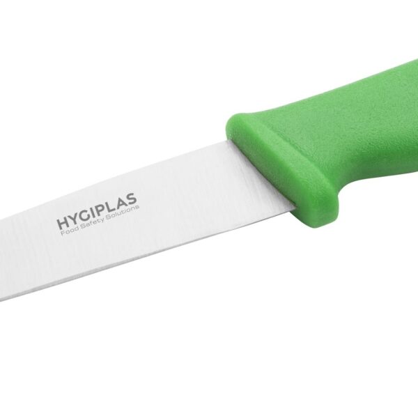 Hygiplas Vegetable Knife Green - 4" - Image 3