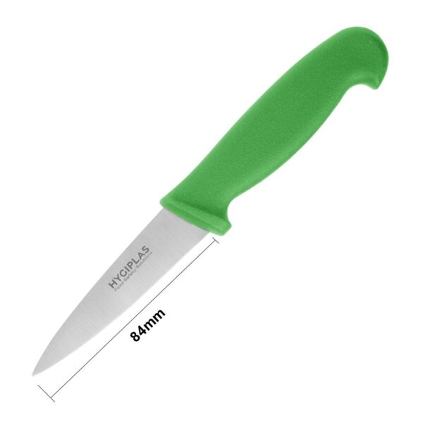 Hygiplas Paring Knife Green - 3 1/2" - Image 5