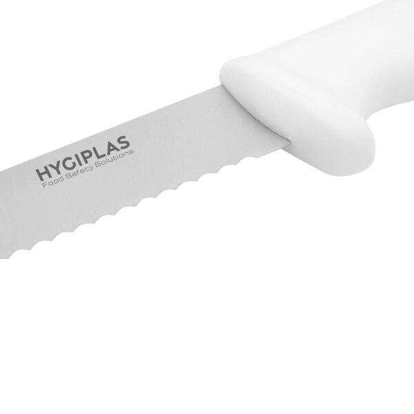 Hygiplas Bread Knife White - 8" - Image 3