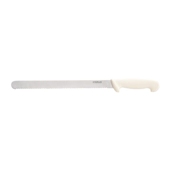 Hygiplas Slicer Serrated White - 12" - Image 2