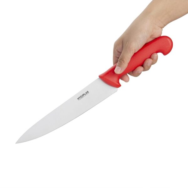 Hygiplas Cooks Knife Red - 8.5" - Image 2