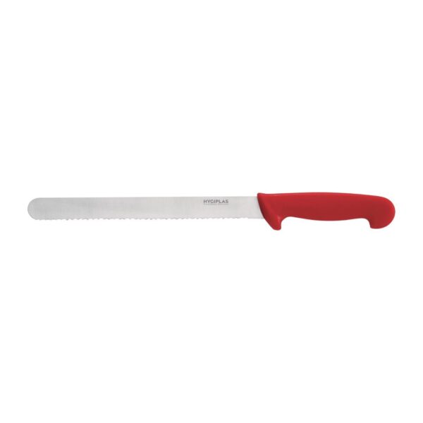 Hygiplas Slicer Serrated Red - 10" - Image 2
