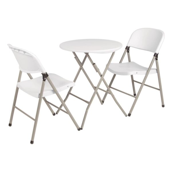 Bolero White Foldaway Utility Chair - (Pack of 2) - Image 2