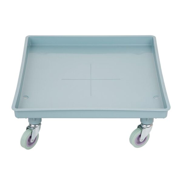 Vogue Dishwasher Rack Dolly 40kg - 538x538mm 21 1/5 x 21 1/5" - Image 2