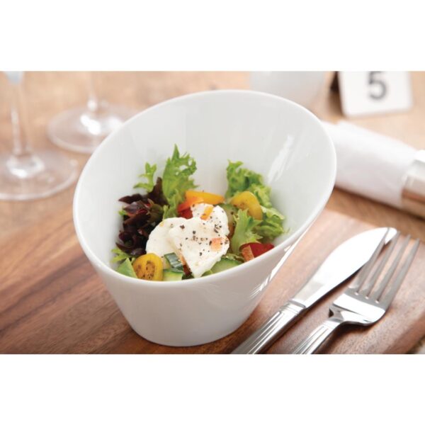 Olympia Whiteware Oval Sloping Bowl 153mm 6" (Box 4) - Image 7